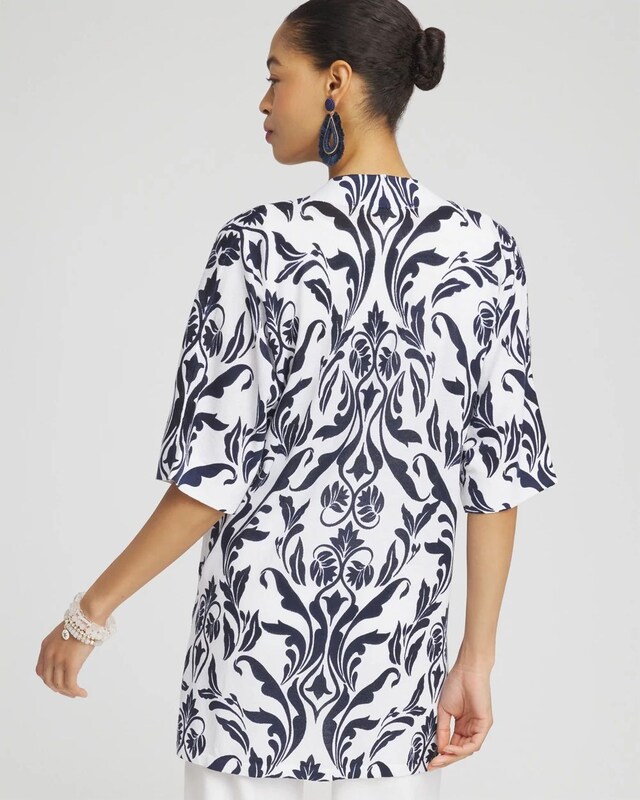Summer Romance Swirl Midi Cardigan - image 3